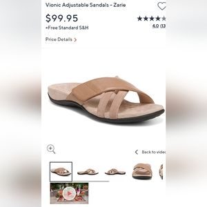 Vionic adjustable sandal